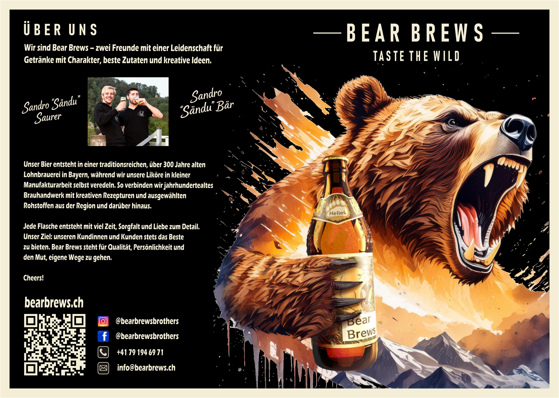 BearBrews Broschüre Front