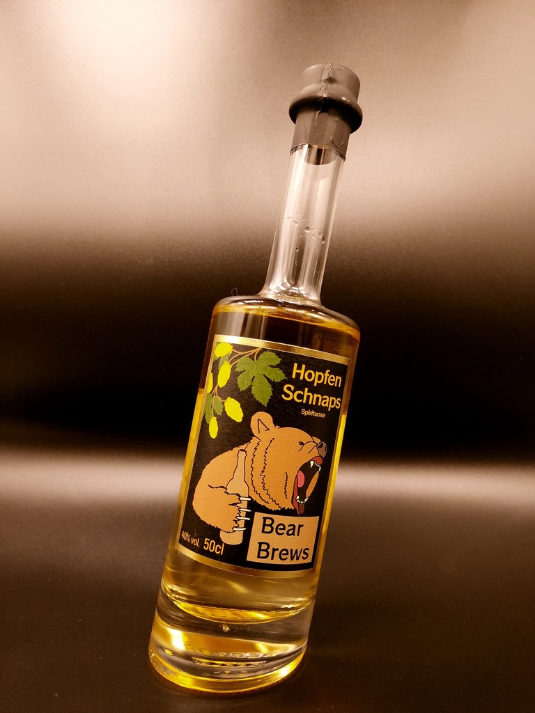 BearBrews Hopfen Schnaps